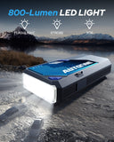 Autoone AUTOONE M4 Jump Starter 7500A Car Jumper Starter Portable, 12V Battery Jump Starter (All Gas/12L Diesel) Jump Box for Car Battery with Built-in Booster, Storage Case, LED Light, Jumper Cables