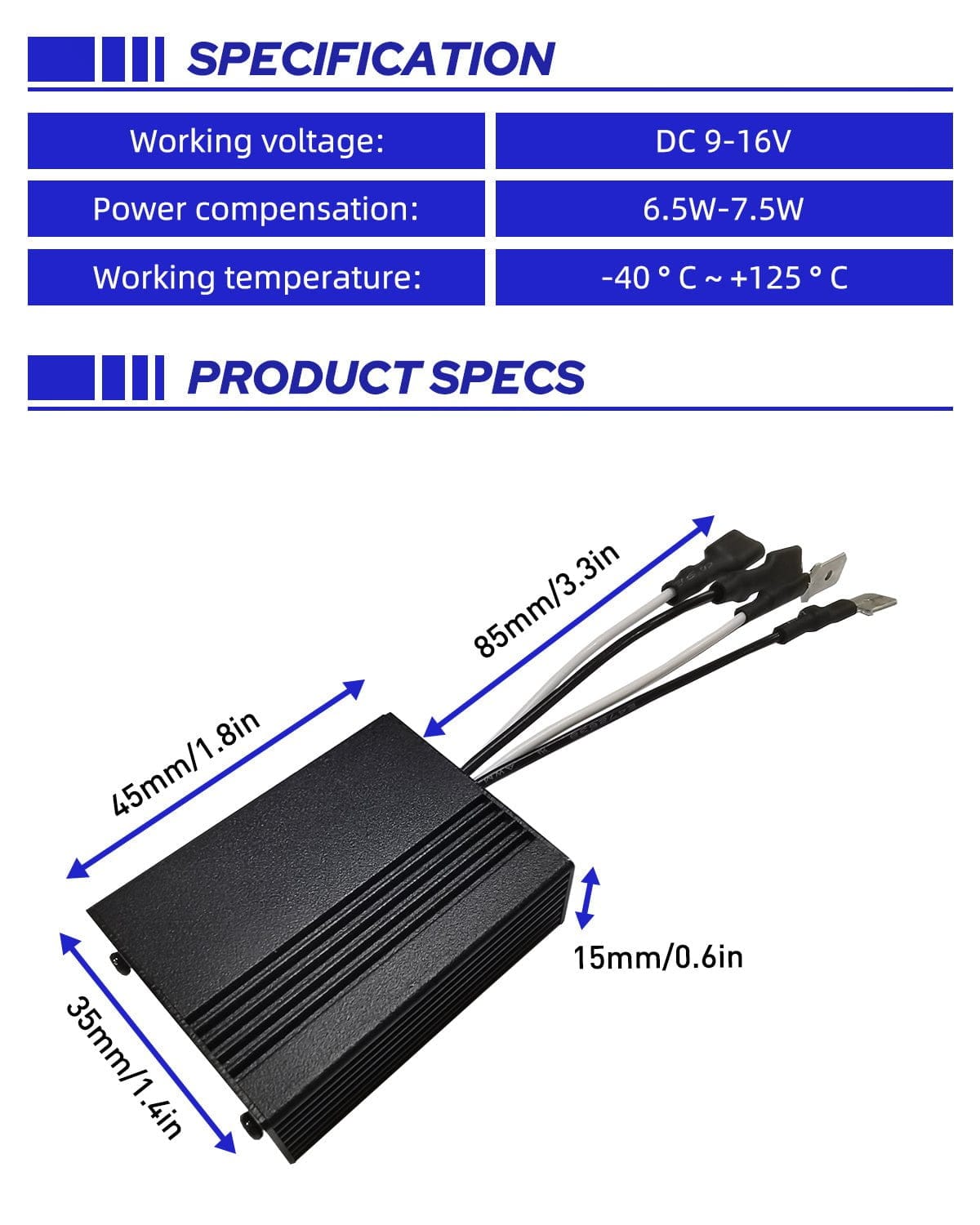 Autoone Canbus Decoder H7 Canbus Decoder For LED Headlights