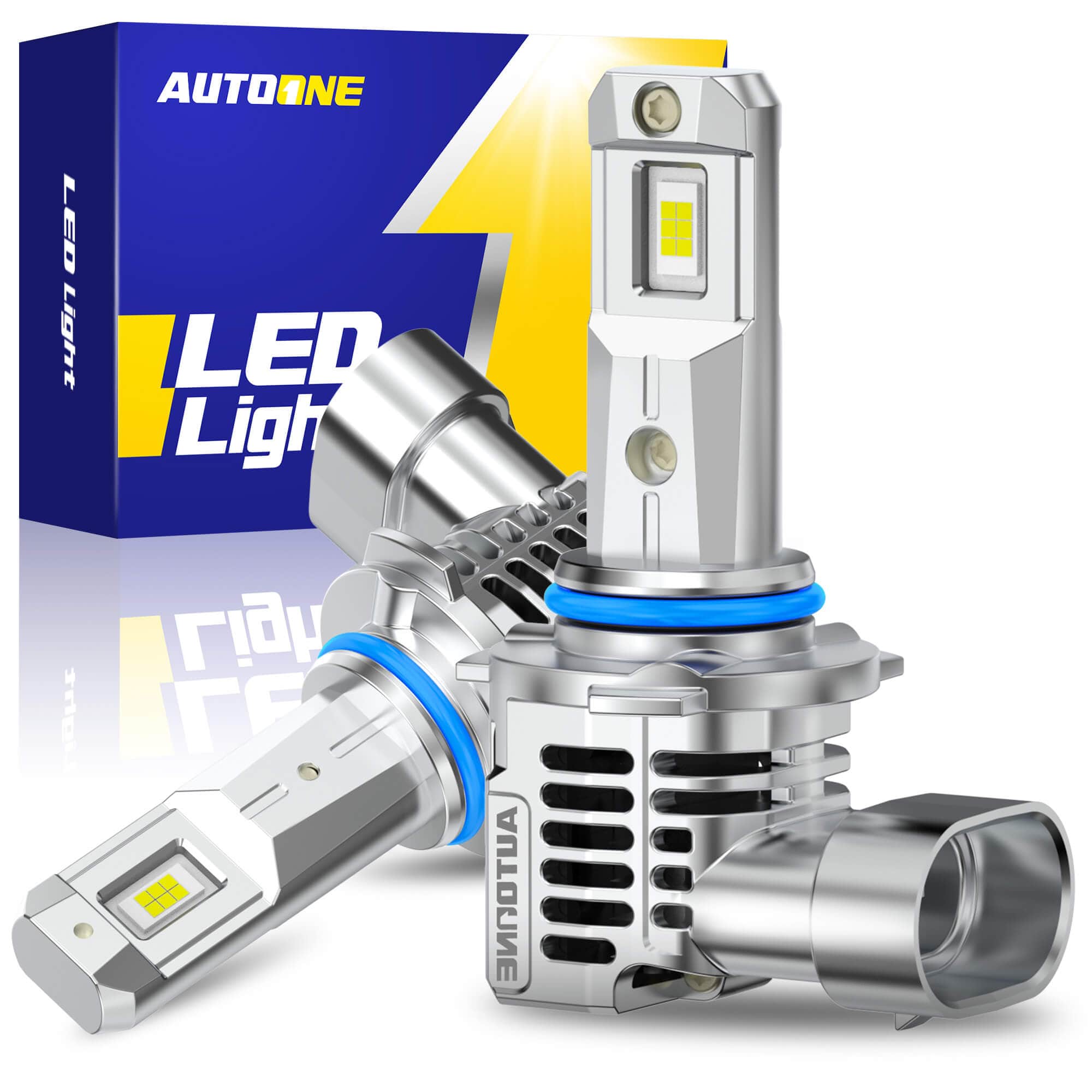 Autoone Fog Light Bulb AUTOONE 9012 HIR2 LED Fog Light Bulbs, 22,000LM with Cooling Fan