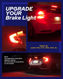 Autoone Headlight Bulb 3157 LED Strobe Brake Super Bright Tail Light Bulbs 6500K Red 2 PCS