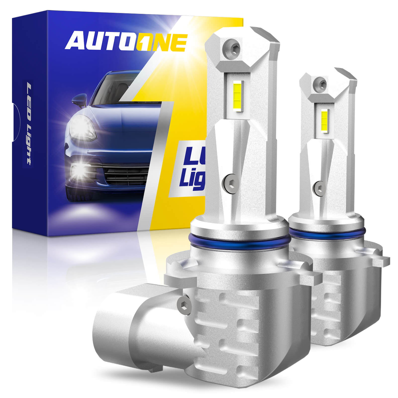 9005 HB3 LED Bulb Forward High Beam Bulb 12000LM CANBUS Equipped with  advanced ZES LED chips