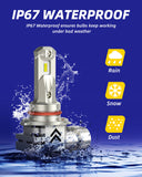 Autoone Headlight Bulb 9005 HB3 LED Headlight Bulbs 14000LM 6000K White 2Pcs