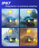 Autoone Headlight Bulb H10 9145 Fog Light DRL Bulbs 3000K Amber Yellow Light 2 PCS