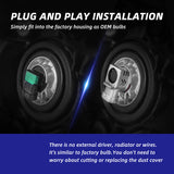 Autoone Headlight Bulb H11 LED Headlight Bulbs 14000LM 6000K White 2 PCS