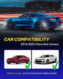 Autoone Lighting Assemblies AUTOONE LED Side Marker Lights Compatible With Chevrolet Camaro 2016-2023, Front & Rear Fender Smoked Lens White Light Side Markers, 4PCS