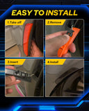 Autoone Lighting Assemblies AUTOONE LED Side Marker Lights Compatible with Dodge Charger 2015-2023, Front & Rear Fender Side Markers, Smoked Lens