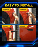 Autoone Lighting Assemblies AUTOONE LED Side Marker Lights Red & Yellow Compatible With 5th Gen Chevy Camaro 2010-2015, Turn Signal Amber & Brake Light Red