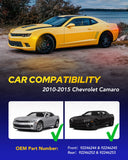 Autoone Lighting Assemblies AUTOONE LED Side Marker Lights Red & Yellow Compatible With 5th Gen Chevy Camaro 2010-2015, Turn Signal Amber & Brake Light Red