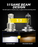 Autoone Motor Vehicle Lighting H4 9003 HB2  LED Headlight Bulb Motorcycle 6000K White 1 PCS