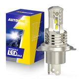 Autoone Motor Vehicle Lighting H4 9003 HB2  LED Headlight Bulb Motorcycle 6000K White 1 PCS