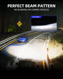 Autoone AUTOONE 2024 Upgraded 9012 HIR2 Led Fog Bulbs 32000 LM 6500K 120W Cool White 2Pcs