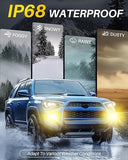 Autoone AUTOONE H3 Fog Bulb Amber, 7 Times Brighter H3 Bulb, 3 Min Quick Install, 20 Years Lifespan, No Flicker