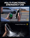 Autoone AUTOONE Tire Inflator Portable Air Compressor - 4X Faster 150PSI Cordless Air Pump with Digital Tire Pressure Gauge, 12V Car Power Adapter - for Car, Motorcycle, Bike, Ball and More