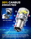 Autoone AUTOONE Upgraded 3157 LED Bulb White, 500% Super Bright & 6000K, 3156 3056 3057 LED Replacement with Projector for Backup Reverse Tail Brake DRL Signal Parking Lights, Pack of 2