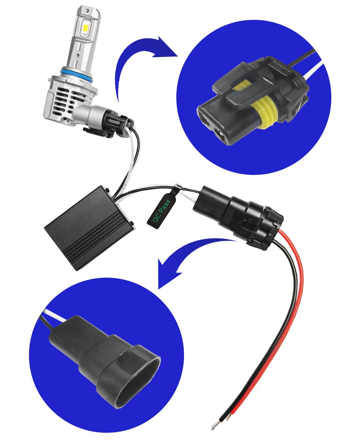 9005 9012 Canbus Decoder For LED Headlights