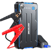 AUTOONE 4000A Car Jump Starter, Battery Jumper Starter Portable for Compact Car Up to 10.0L Gas and 8.0L Diesel Engine Jump Box with Jumper Cables, USB Output and LED Light