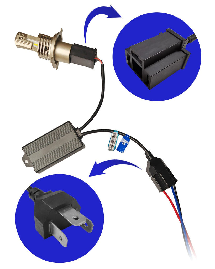 Led Decoder 9003 H4 Canbus Decoder For LED Headlights | AUTOONE