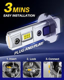 Autoone Fog Light Bulb AUTOONE 2026 Updated H3 Fog Light Bulbs, 7 Times Brighter 18000LM, 6500K Cool White, Plug-N-Play, 60000+ Hour Lifespan, Canbus Ready, Pack of 2