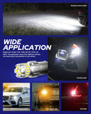 Autoone Headlight Bulb 1156 LED Daytime Running Light Bulbs 6500K White 2 PCS