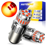 1157 LED Brake/Tail Light Bulb 6500K Red 2 PCS