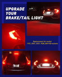 Autoone Headlight Bulb 1157 LED Brake/Tail Light Bulb 6500K Red 2 PCS