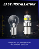Autoone Headlight Bulb 1157 LED Headlight Light Bulb White 2 PCS