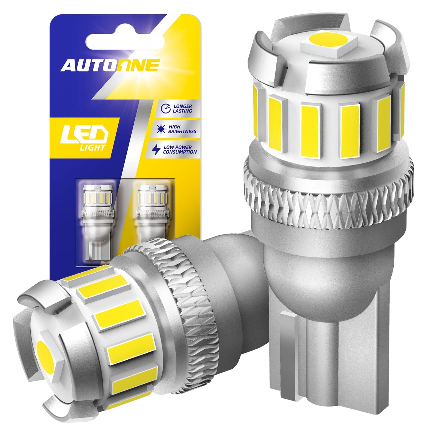 Acheter 20/10/5/2 pièces 12V lumière LED blanche T10 194 168 W5W 2825 COB  plaque d'immatriculation LED ampoules intérieures 6000K remorque camion  voiture camion