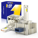 Autoone Headlight Bulb 24000LM D3S D3R Bulb 6000K Diamond White High and Low Beam D3S D3R Original Bulb Replacement