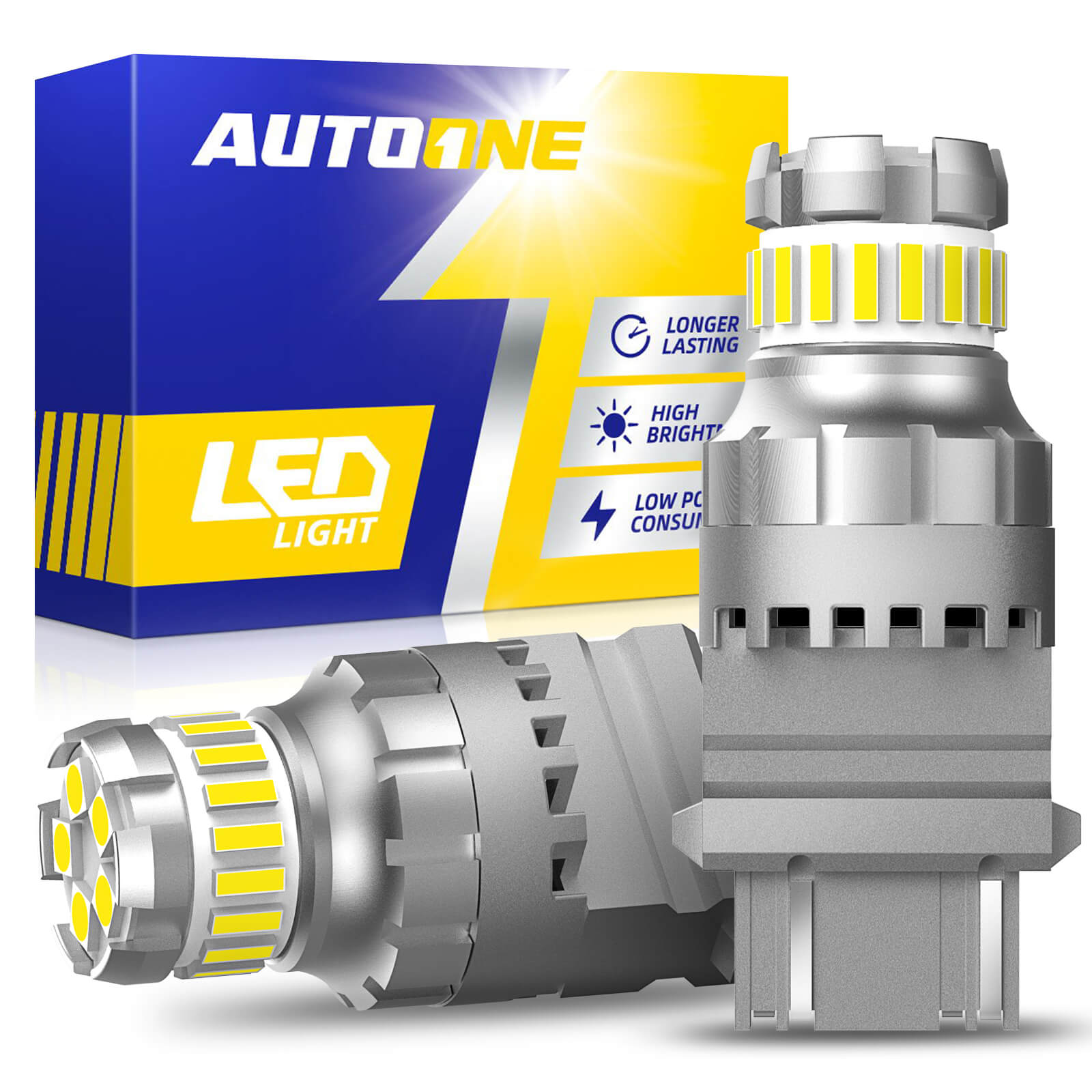 Led Car Bulb Reverse 3157 3156 LED Reverse Light Bulb 6500K White 2 PCS – AUTOONE