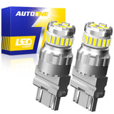 Autoone Headlight Bulb 3157 3156 LED Reverse Light Bulb 6500K White 2 PCS