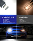 Autoone Headlight Bulb 7443 W21W LED Brake Light Bulb 6500K White 2PCS