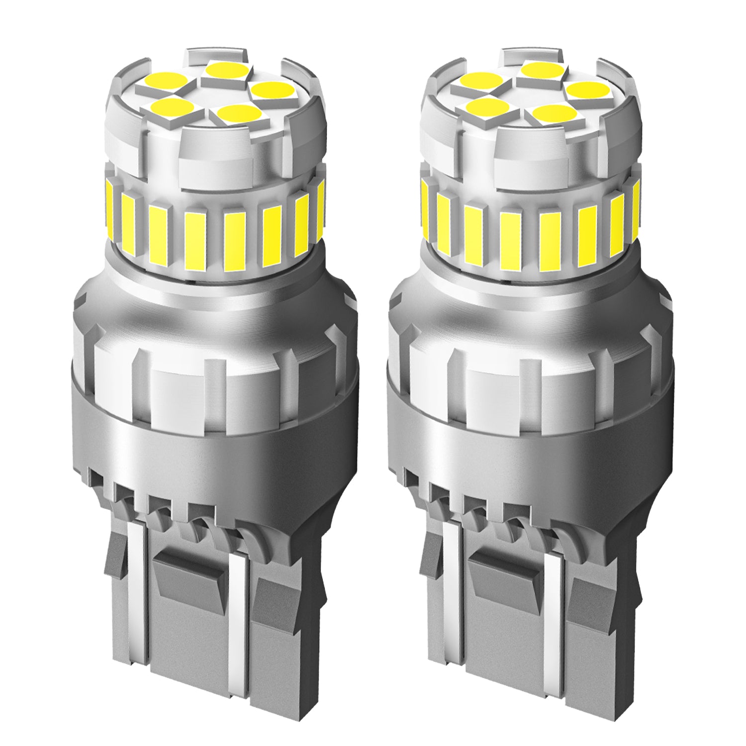 7443 W21W LED Brake Light Bulb 6500K White 2PCS