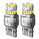 Autoone Headlight Bulb 7443 W21W LED Brake Light Bulb 6500K White 2PCS