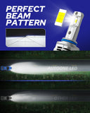 Autoone Headlight Bulb 9005 HB3 LED Automotive Headlight Bulbs 22000LM 6500K White 2 PCS