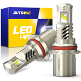 Autoone Headlight Bulb 9007 HB5 LED Headlight Bulbs 6000K 24000LM White