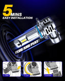 Autoone Headlight Bulb AUTOONE 9012 LED Bulb, 800% Brighter, 3 Min Quick Install, 20 Years Lifespan, No Flicker, 99% Compatibility
