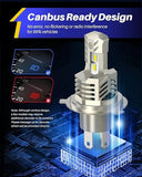 Autoone Headlight Bulb AUTOONE H4/9003/HB2 LED Bulbs Super Bright Canbus Ready Direct Fit