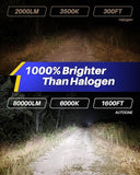 Autoone Headlight Bulb AUTOONE H4/9003/HB2 LED Bulbs Super Bright Canbus Ready Direct Fit