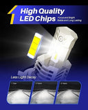 Autoone Headlight Bulb AUTOONE H4/9003/HB2 LED Bulbs Super Bright Canbus Ready Direct Fit