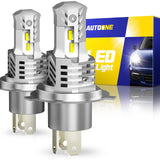 AUTOONE H4/9003/HB2 LED Bulbs Super Bright Canbus Ready Direct Fit