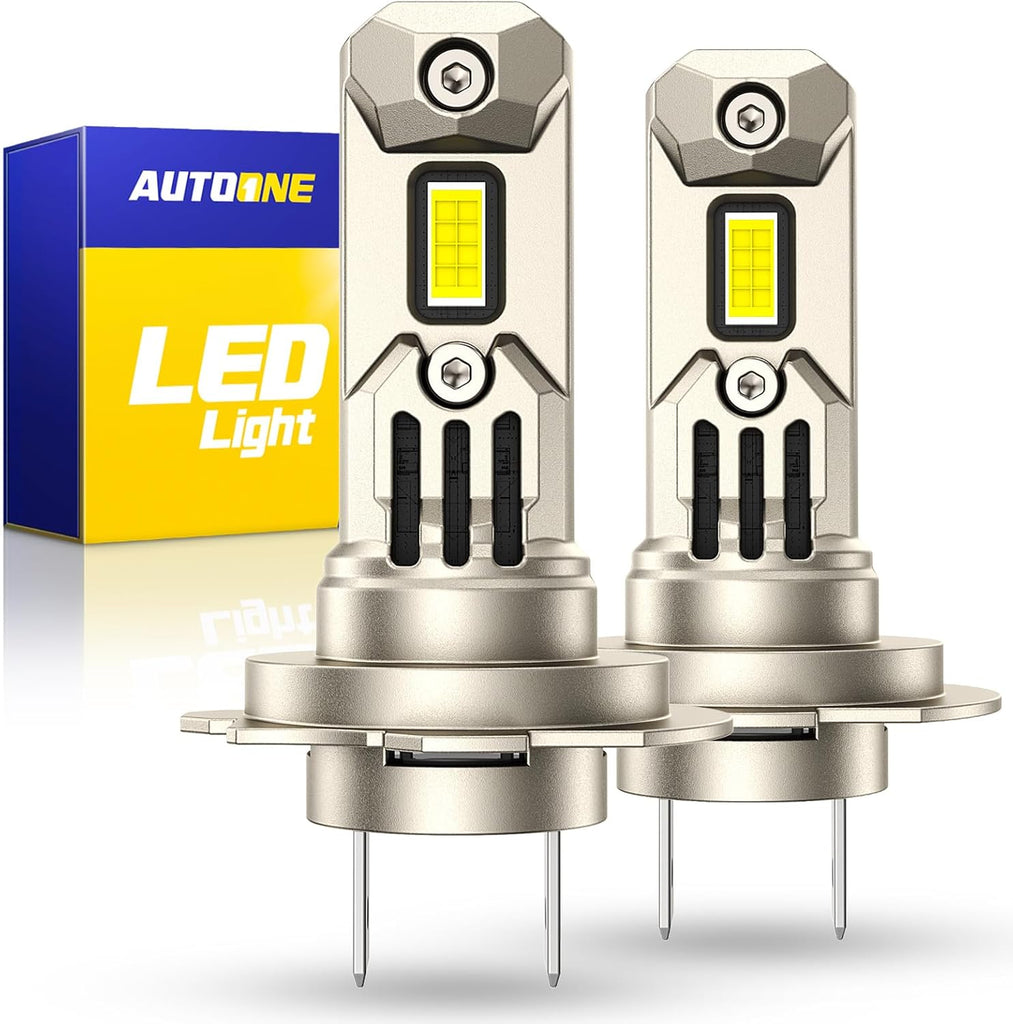 AUTOONE H7 LED Bulb, 800% Brighter, 5 Min Quick Install, 20 Years Life