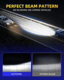 Autoone Headlight Bulb AUTOONE H7 LED Bulb, 800% Brighter, 5 Min Quick Install, 20 Years Lifespan, No Flicker, 99% Compatibility, Pack of 2