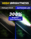 Autoone Headlight Bulb AUTOONE Upgraded H7/H7LL Light Bulb, Super Bright Real 1:1 Halogen Mini Size, 10-Year Extended Lifespan, 6500K White Illumination for Fog Lights or Daytime Running Lights, Plug and Play, Pack of 2