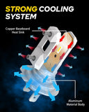 Autoone Headlight Bulb AUTOONE Upgraded H7/H7LL Light Bulb, Super Bright Real 1:1 Halogen Mini Size, 10-Year Extended Lifespan, 6500K White Illumination for Fog Lights or Daytime Running Lights, Plug and Play, Pack of 2