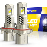 Autoone Headlight Bulb H13 9008 LED Headlight Bulbs 6000K 24000LM White