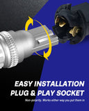Autoone Headlight Bulb T10 168 2825 W5W 194 LED Bulb Blue Interior & Exterior Car Lights 2 PCS