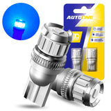 Autoone Headlight Bulb T10 168 2825 W5W 194 LED Bulb Blue Interior & Exterior Car Lights 2 PCS