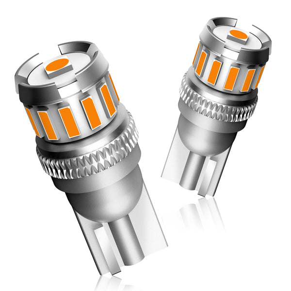 T10 168 2825 W5W 194 LED Bulb 6500K Yellow, Interior & Exterior Car Li ...
