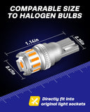 Autoone Headlight Bulb T10 168 2825 W5W 194 LED Bulb 6500K Yellow, Interior & Exterior Car Lights 2 PCS