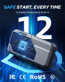 Autoone jump starter AUTOONE M4 Jump Starter 8000A Car Battery Jumper Starter Portable, 12V Jump Pack (All Gas/12L Diesel) Jump Box for Car Battery with Built-in Booster, Storage Case, LED Light, Jumper Cables